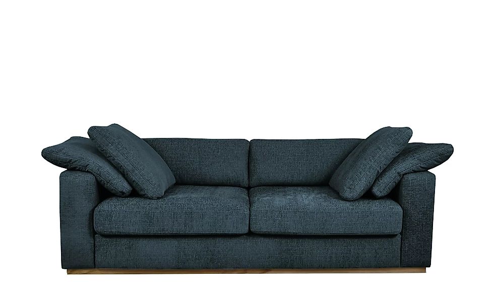 Sofa - blau - 225 cm - 81 cm - 104 cm - Polstermöbel > Sofas > 3-Sitzer - M günstig online kaufen