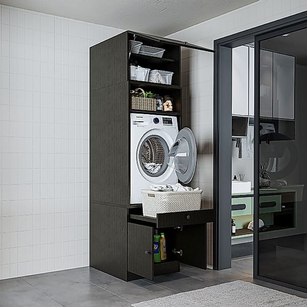 Roomart Waschmaschinenumbauschrank (Waschmaschinenschrank mit Schrankaufsat günstig online kaufen