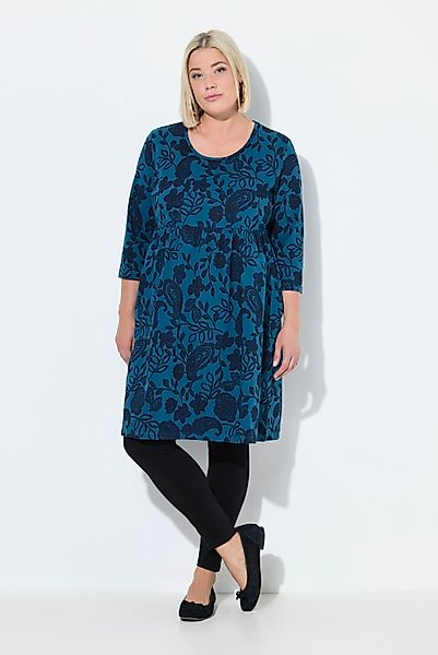 Ulla Popken Jerseykleid Jerseykleid Paisley A-Linie günstig online kaufen
