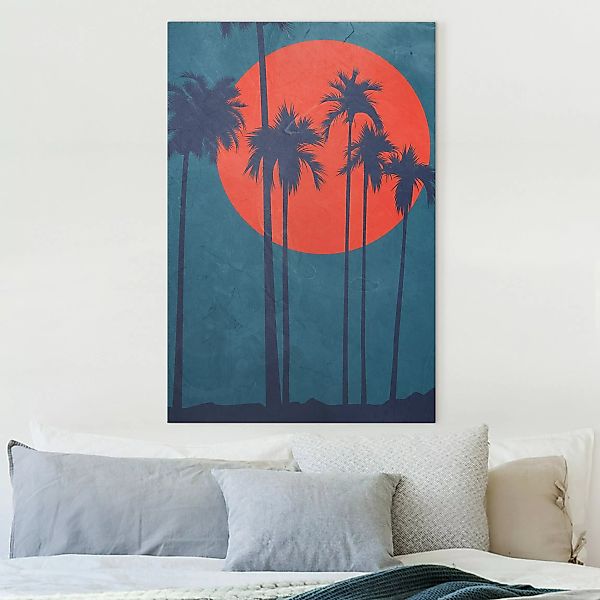 Leinwandbild Palme Cote d´Azur günstig online kaufen