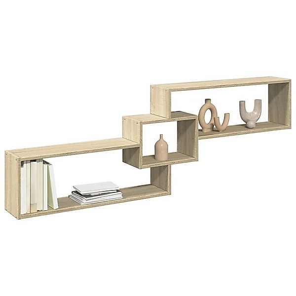 vidaXL Schrankmodule Wandschrank 158x18x53 cm Sonoma Eiche Holzwerkstoff günstig online kaufen