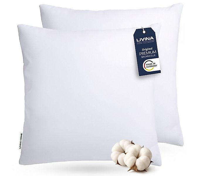 LIVINA HOME Kopfkissen Schlafkissen in Hotelqualität, Microfaserkissen, 80x günstig online kaufen