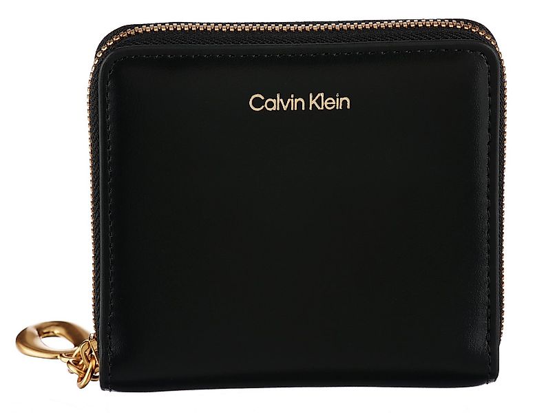 Calvin Klein Geldbörse HARDWARE SQUARE ZIP AROUND, Damen Geldbeutel, Portem günstig online kaufen