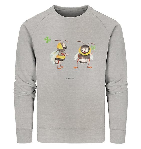 Mr. & Mrs. Panda Longpullover Hummeln Kleeblatt Größe S - Heather Grey - Ge günstig online kaufen