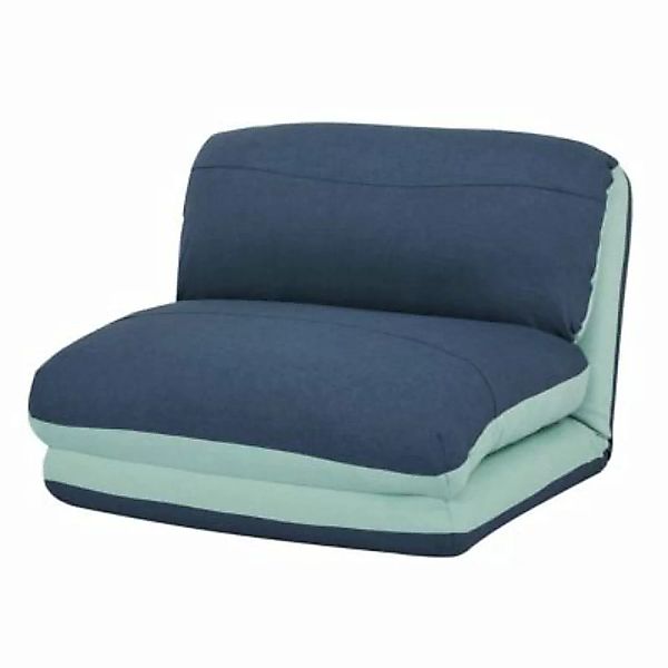 HWC Mendler Relaxsessel ausklappbar blau günstig online kaufen