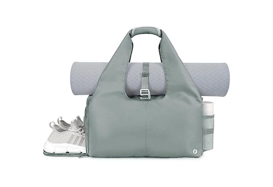 LuxusKollektion Yogatasche Sporttasche Damen Yogatasche Groß in Grau mit Sc günstig online kaufen