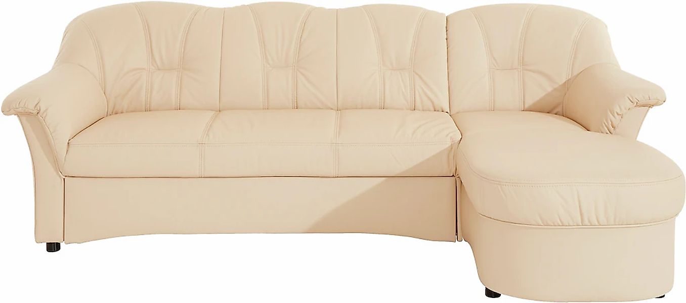 DOMO collection Ecksofa »Flores Schlafsofa, B/T/H: 233/142/86 cm, L-Form«, günstig online kaufen
