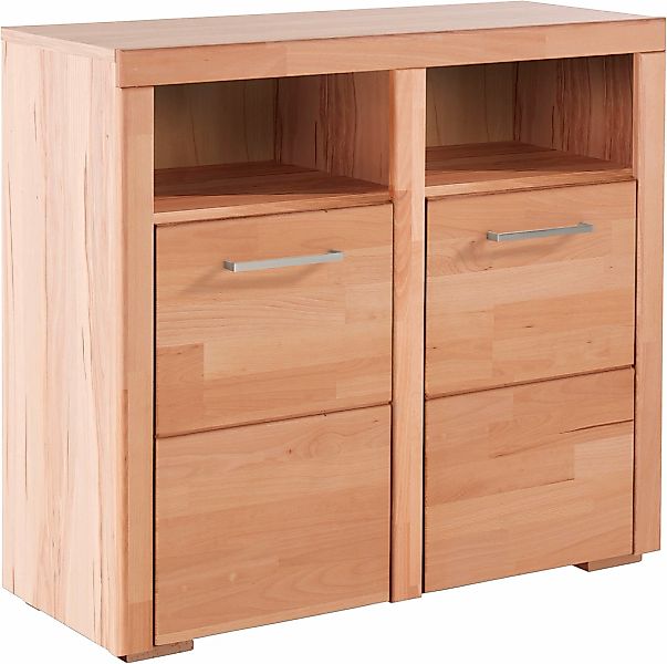 Home affaire Kommode "Falco,89cm breit,35 cm tief, Fronten Massivholz", Ker günstig online kaufen