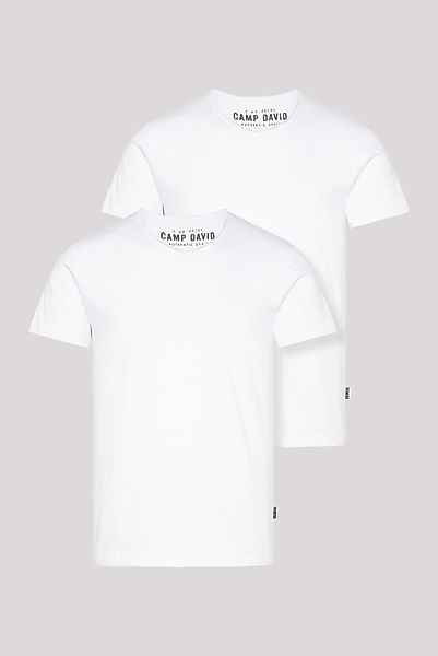 CAMP DAVID V-Shirt, (2 tlg.), im 2-er Pack günstig online kaufen