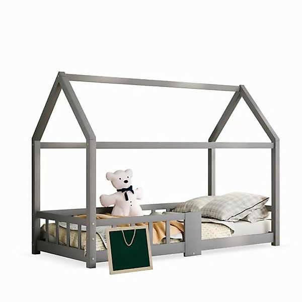 BlingBin Hausbett Kinderbett (1-tlg., mit Reißbrett, Rausfallschutz, 90 x 2 günstig online kaufen