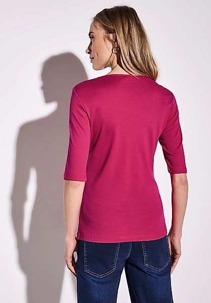 STREET ONE T-Shirt im soften Baumwoll-Mix günstig online kaufen