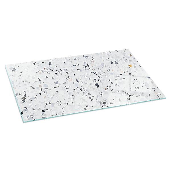 Tulup Glasplatte für Kamin Steinmuster mit Partikeln Funkenschutzplatte Kam günstig online kaufen