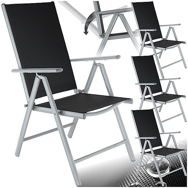 tectake Gartenstuhl Marilena (Set, 4 St), günstig online kaufen