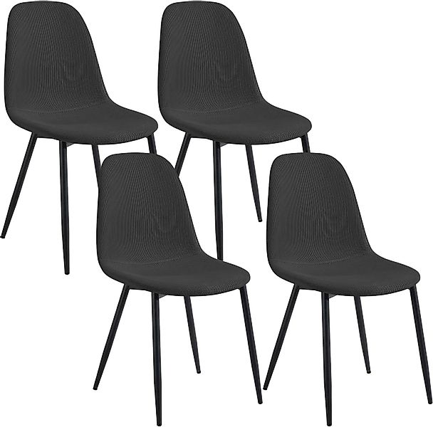 EUGAD Küchenstuhl (4 St), Esszimmerstühle Skandinavisch günstig online kaufen