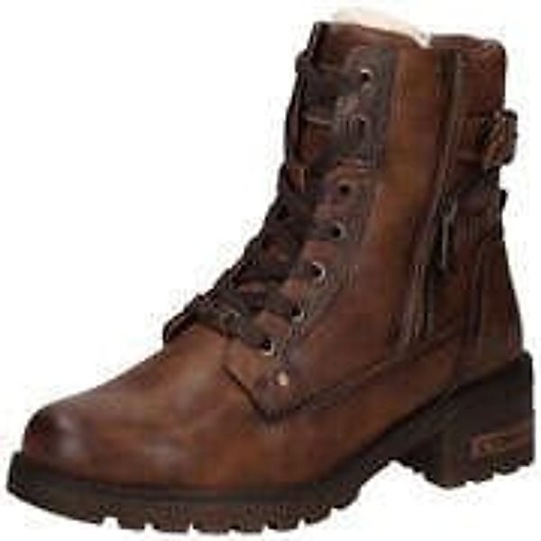 Mustang Schnürstiefelette Damen braun günstig online kaufen