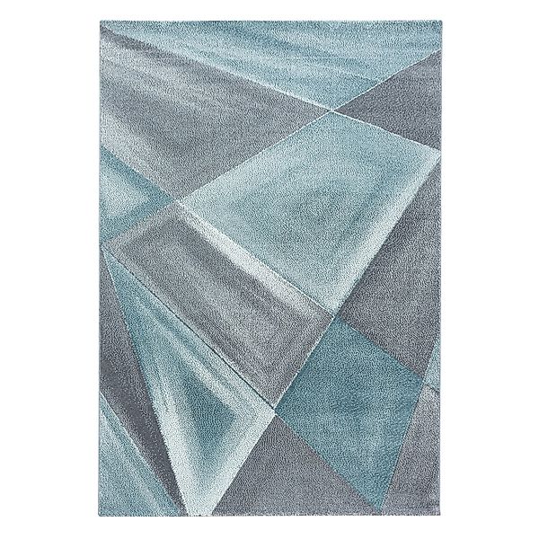 Ayyildiz Kurzflorteppich Beta 1130 Blau 200 cm x 290 cm günstig online kaufen