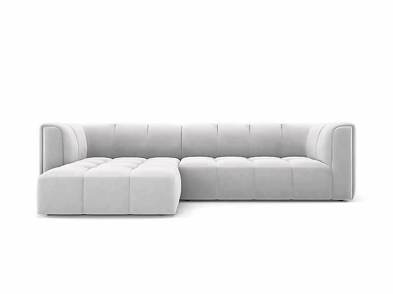 Milo Casa | Ecksofa Francesca Samt links 3-Sitzer günstig online kaufen