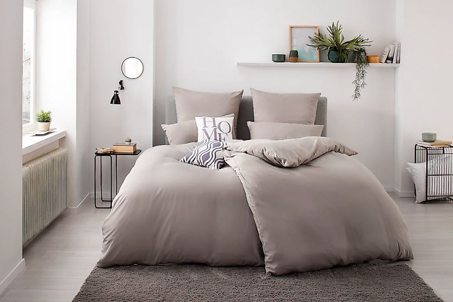 OTTO home Bettwäsche "Desner" 3 tlg. Premium Qualität, 100 % Polyester, seh günstig online kaufen