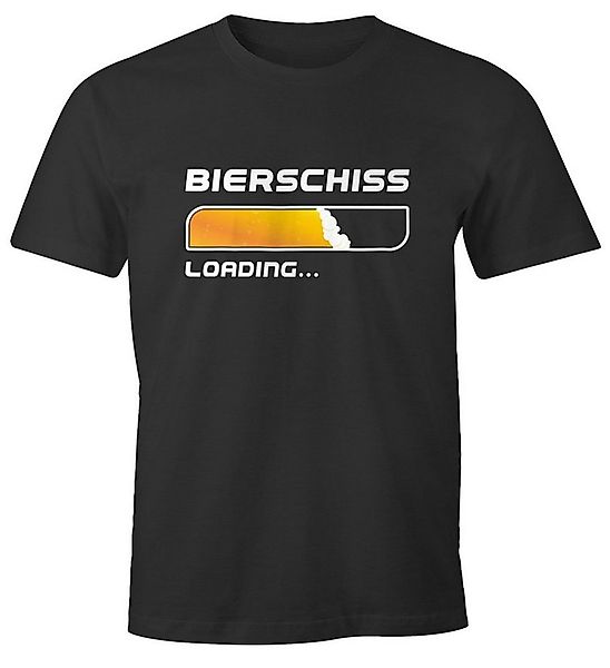 MoonWorks Print-Shirt Herren T-Shirt Bierschiss Loading... lustiges Trink S günstig online kaufen
