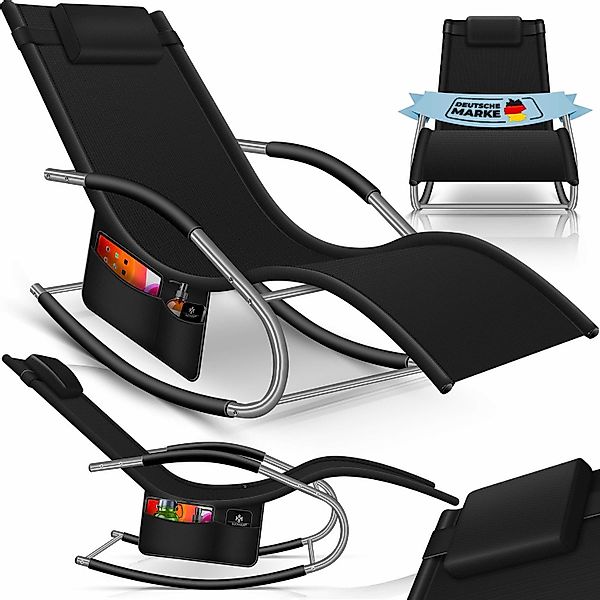 KESSER Gartenliege, Sonnenliege Relaxliege Schwungliege Gartenliege günstig online kaufen
