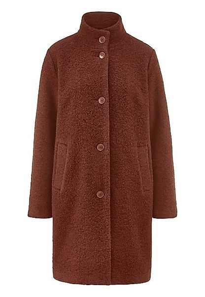 Hessnatur Wollmantel Regular aus reiner Bio-Merinowolle (1-tlg) günstig online kaufen