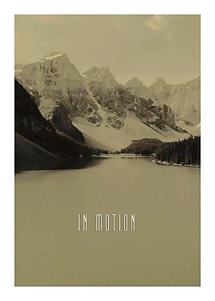 Komar Poster "Word Lake In Motion Sand", Natur, (1 St.) günstig online kaufen