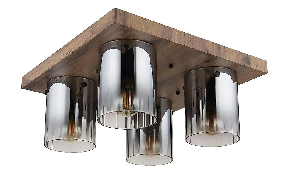 Globo Lighting Deckenleuchte   ¦ holzfarben ¦ Maße (cm): B: 41 H: 18 Lampen günstig online kaufen