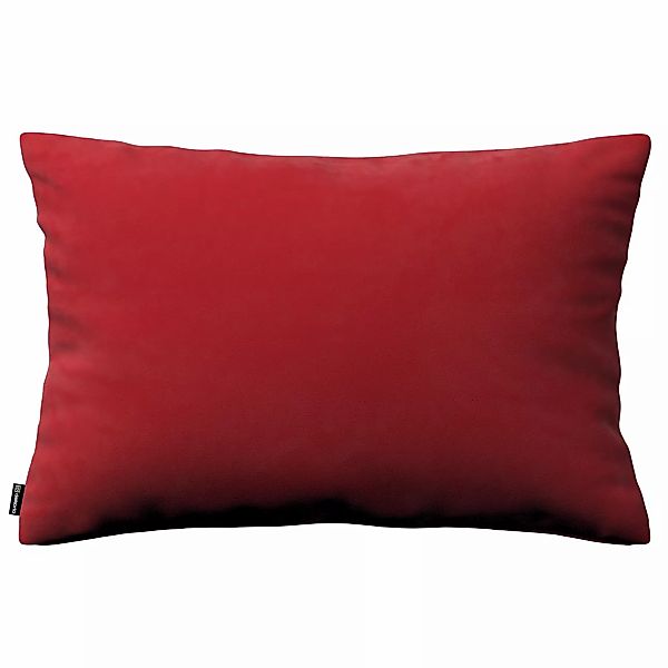 Kissenhülle Mia rechteckig, rot, 47 x 28 cm, Velvet (704-15) günstig online kaufen