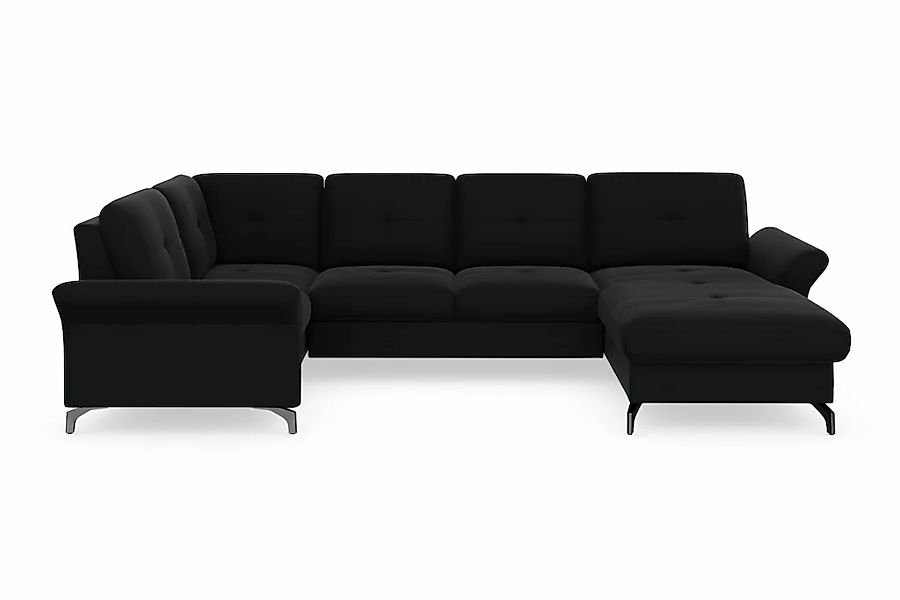 Home affaire Wohnlandschaft "Calando U-Form" wahlweise mit Bettfunktion, Be günstig online kaufen