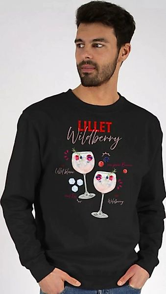 Shirtracer Sweatshirt Lillet Wildberry Rezept Lustiges Geschenk Lilletfan W günstig online kaufen