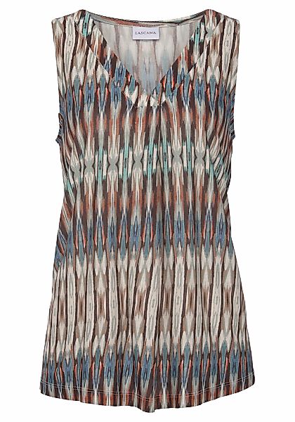 Vivance Trägertop, mit Ethnoprint, elegantes Blusentop mit V-Ausschnitt günstig online kaufen