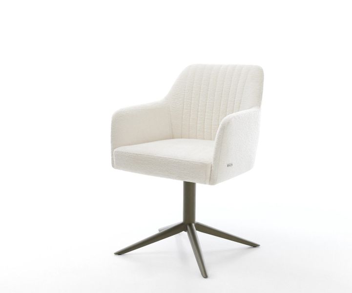DELIFE Polsterstuhl Greg-Flex, Fußkreuz Effektfinish Titan günstig online kaufen