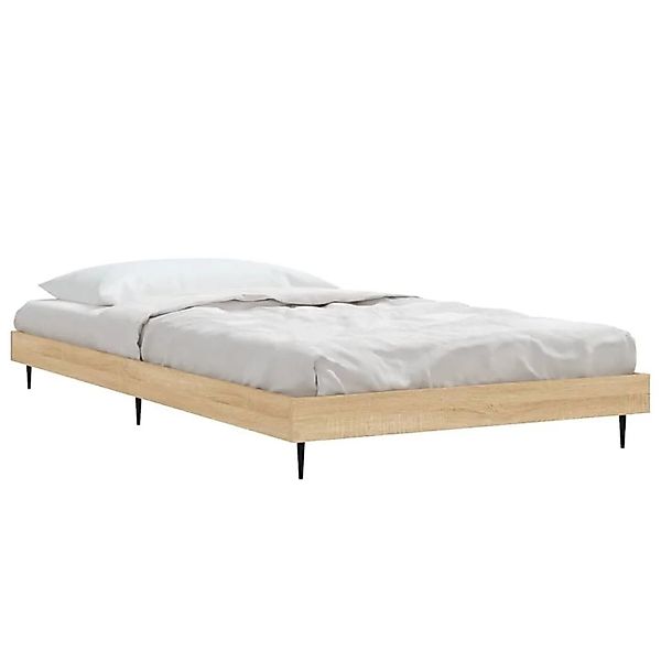 vidaXL Bettgestell Ohne Matratze Sonoma-Eiche 90x190 cm Holzwerkstoff 83230 günstig online kaufen
