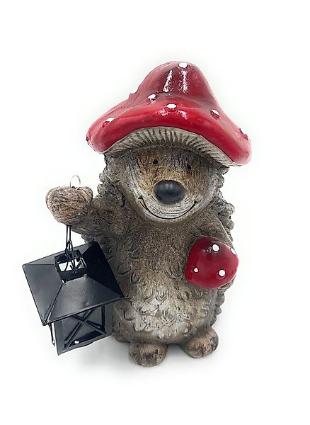 Dragimex Tierfigur Deko-Igel stehend mit Laterne günstig online kaufen