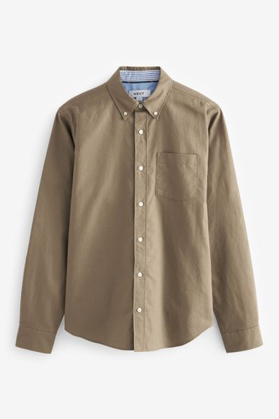 Next Langarmhemd Langärmeliges Oxfordhemd (1-tlg) günstig online kaufen