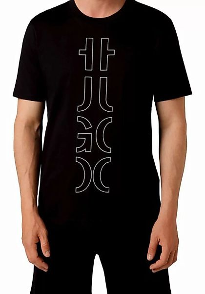 HUGO T-Shirt Darlon Herren T-Shirt kurzarm Shirt aus reiner Baumwolle mit s günstig online kaufen