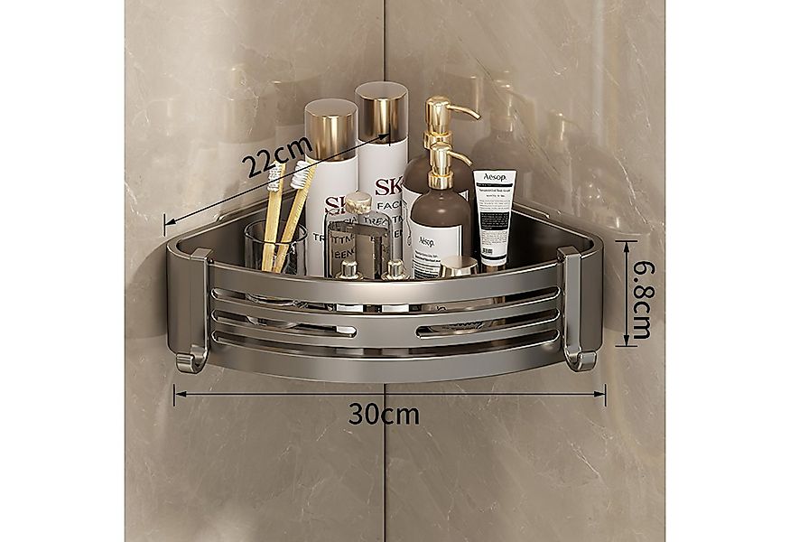 Fanttik Duschregal Duschablage ohne Bohren Badezimmer Organizer,Badregal Du günstig online kaufen