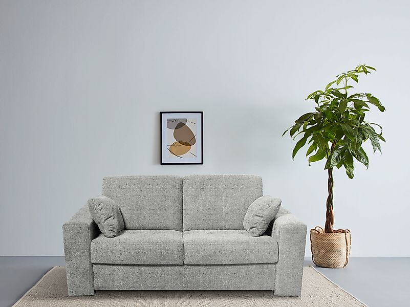 Home affaire 2-Sitzer »Roma Matratzenhöhe 14 cm« Dauerschlaffunktion, mit U günstig online kaufen