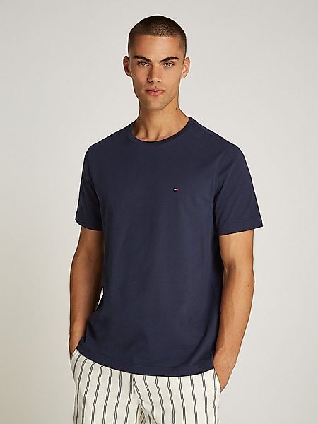 Tommy Hilfiger T-Shirt ESSENTIAL REGULAR FIT SOLID mit Stickerei unifarben, günstig online kaufen