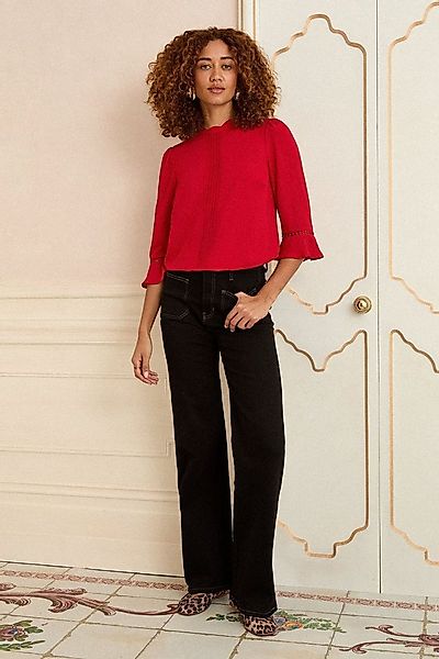 Love & Roses Langarmbluse Love & Roses Bluse mit 3/4-Trompetenärmeln Regula günstig online kaufen