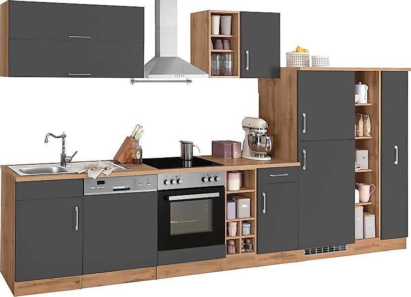 KOCHSTATION Küchenzeile "KS-Colmar", ohne E-Geräte, Breite 360 cm günstig online kaufen