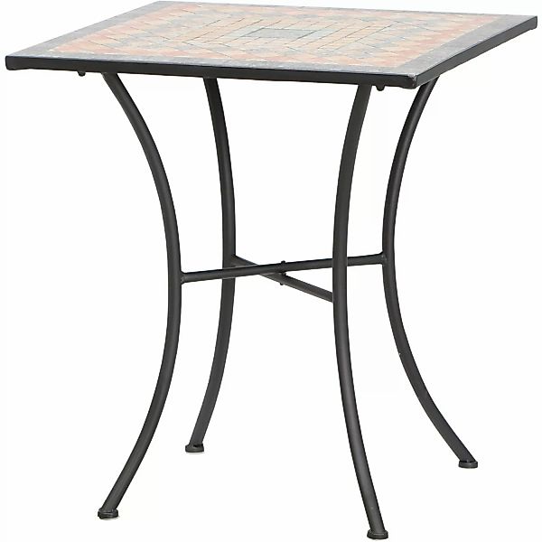 Siena Garden Prato Rechteckig Schwarz 64 cm x 64 cm günstig online kaufen