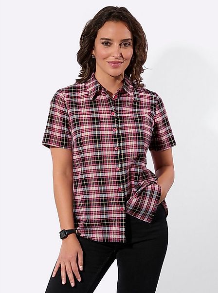 Witt Klassische Bluse Karo-Bluse Kurzarm günstig online kaufen