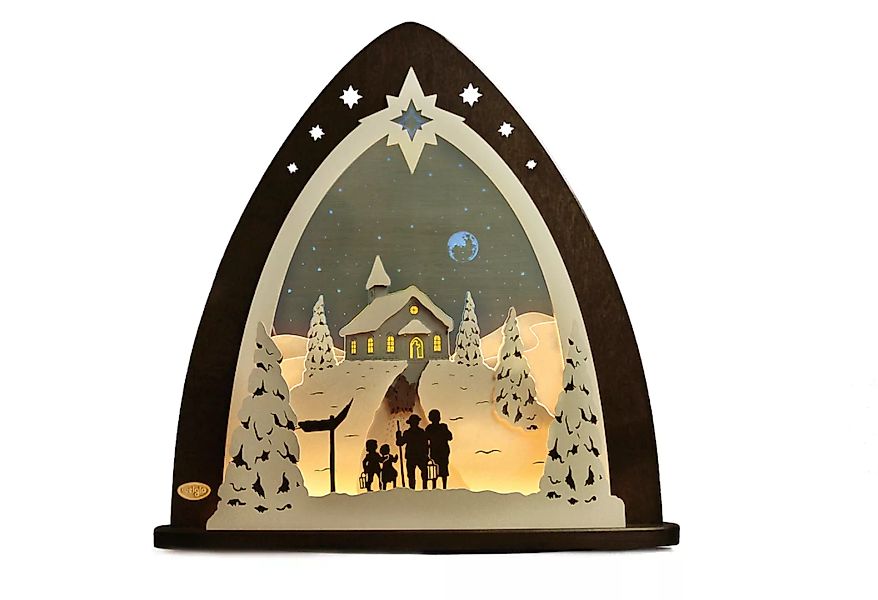 Weigla Lichterbogen "Bergkapelle, Weihnachtsdeko", in 3D Optik günstig online kaufen