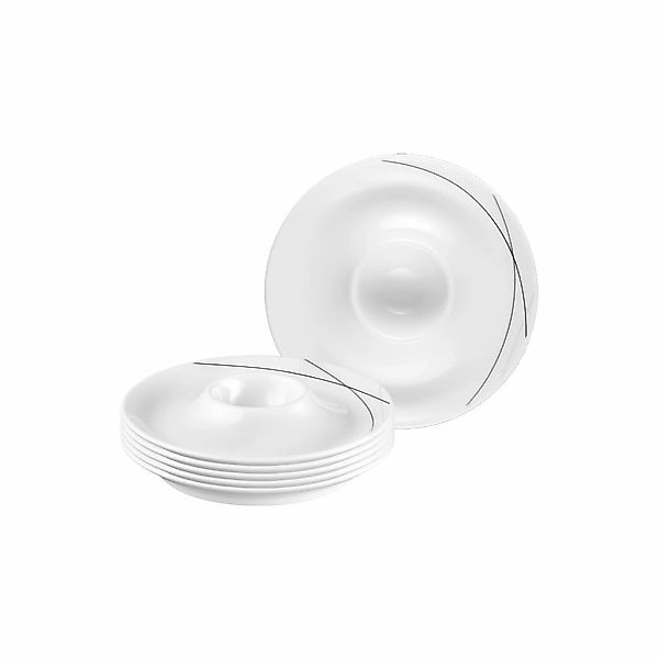 Seltmann Weiden Eierbecher "Eierbecher mit Ablage Trio Highline ø 12,5 cm 6 günstig online kaufen