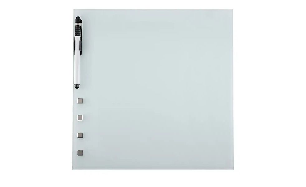 Memoboard 30x30 cm  Weiß ¦ weiß ¦ Maße (cm): B: 30 H: 30 Accessoires > Bild günstig online kaufen