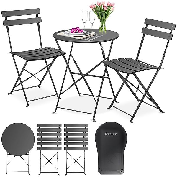 KESSER Bistrotisch, Bistro-Set 3-teilig Bistrotisch mit günstig online kaufen