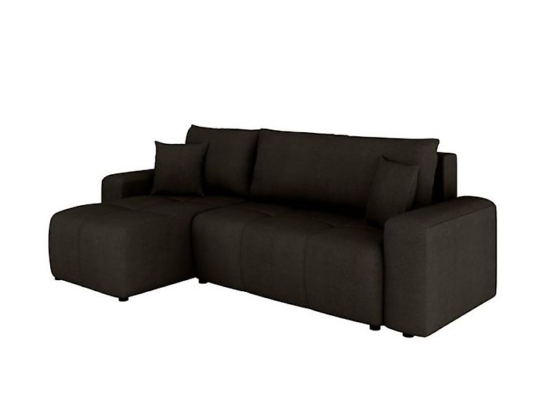 PANDA MÖBEL GmbH Ecksofa NOLANI Ecksofa mit Schlaffunktion & Bettkasten – M günstig online kaufen