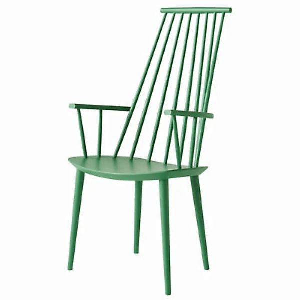 Sessel J110 holz grün Holz jadegrün / Neuauflage 1960er Jahre - Hay - Grün günstig online kaufen