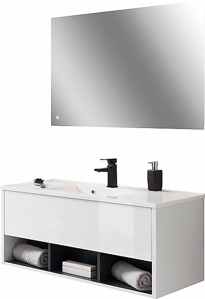 Home affaire Badmöbel-Set "Studio Line, Bad im modernen Design, 2-teiliges günstig online kaufen